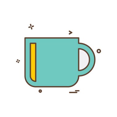 Çay simge tasarlamak vektör