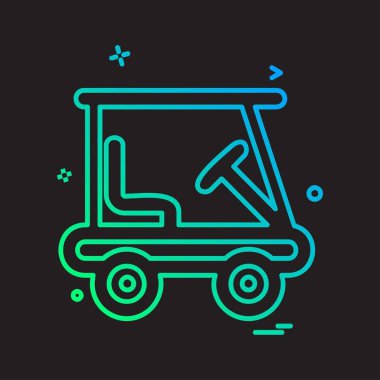 Seyahat simgesi tasarım vektörü 