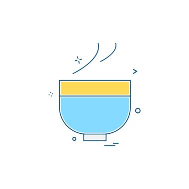 Gıda simgesi tasarım vektörü