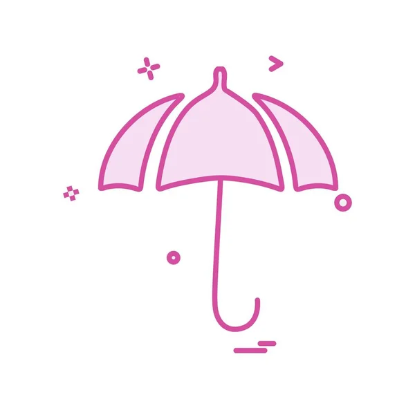 傘アイコン デザイン ベクトル図 — ストックベクタ
