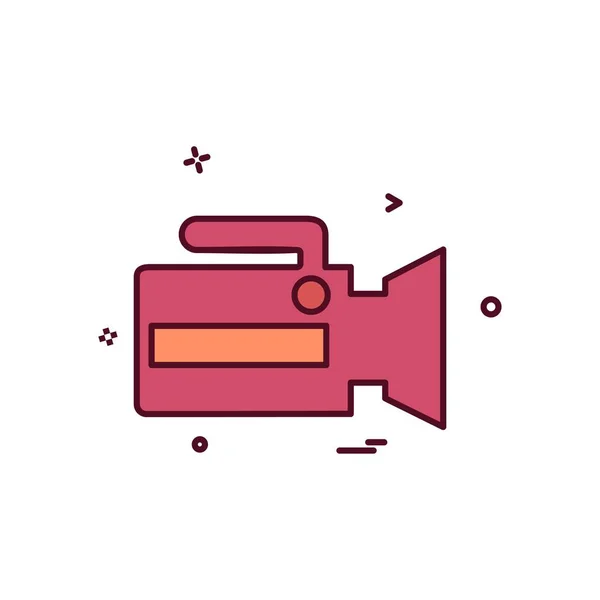 Camera Icon Design Vector — Vector de stoc