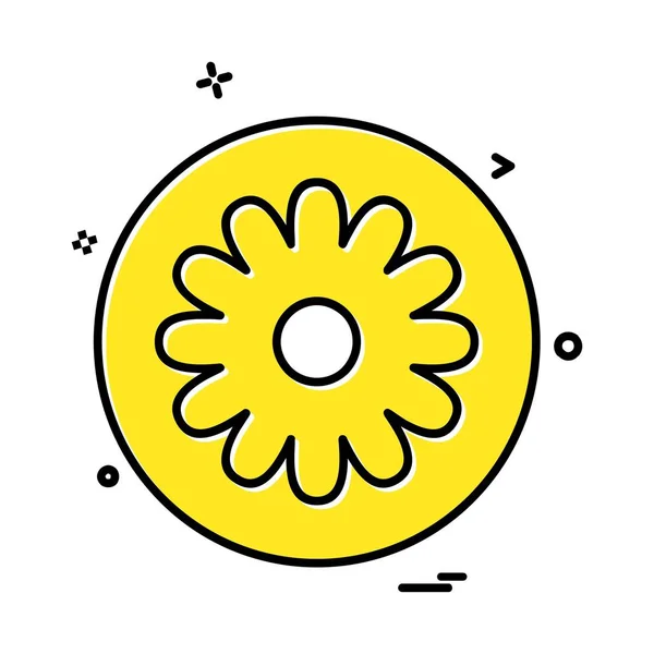 Blume Icon Design Vektor — Stockvektor