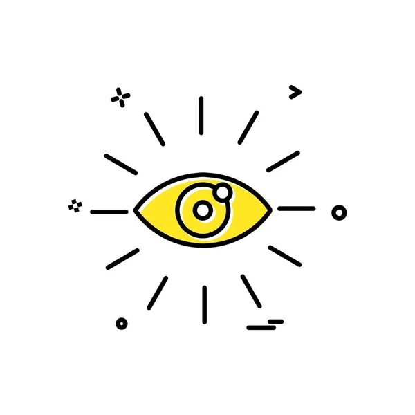 Eye Icon Design Vector — 스톡 벡터