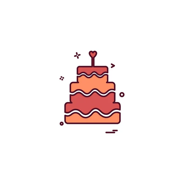 Birthday Icon Design Vector — Stock Vector