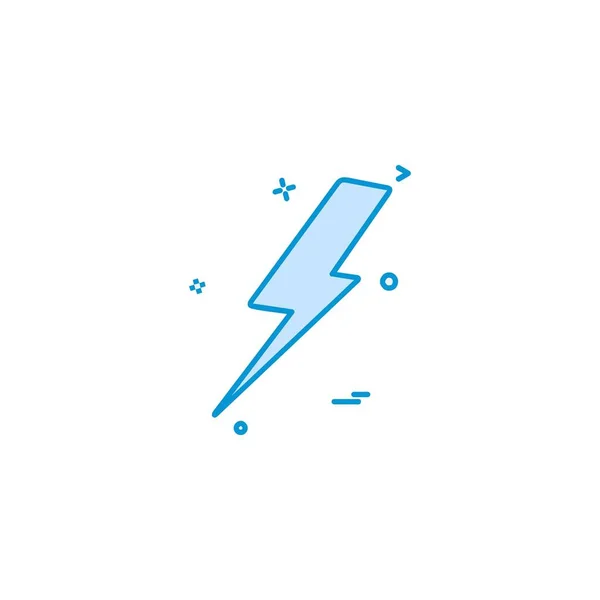 Vecteur Design Icône Thunder — Image vectorielle