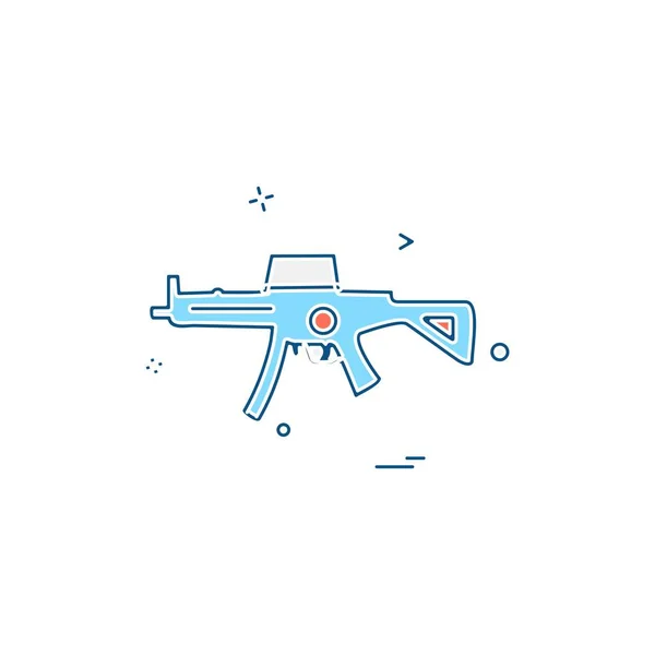 Vecteur Conception Icône Pistolet — Image vectorielle