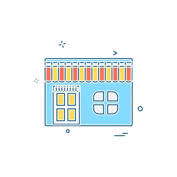 Icono Compras Diseño Vector Ilustración — Archivo Imágenes Vectoriales