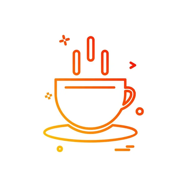 Drink Icon Design Bunte Vektorillustration — Stockvektor