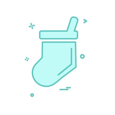 Çorap simge tasarlamak vektör 