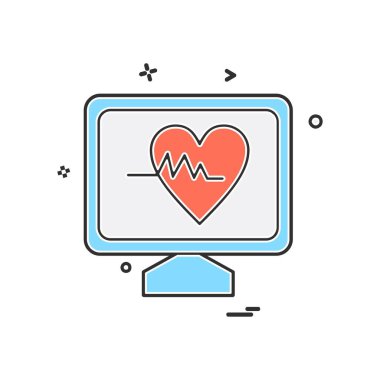 Bilgisayar simgesi tasarım vektörü