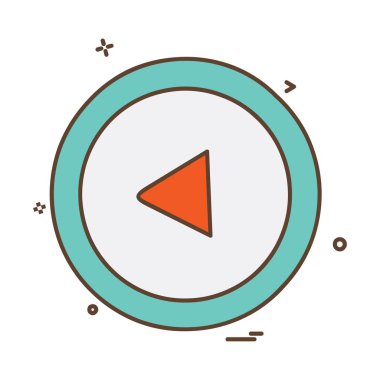 Ok simgesi tasarım vektörü