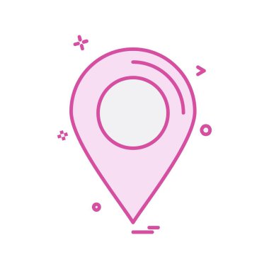 Navigasyon simgesi tasarım vektörü