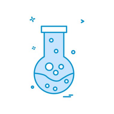 Beaker ikon tasarım vektörü
