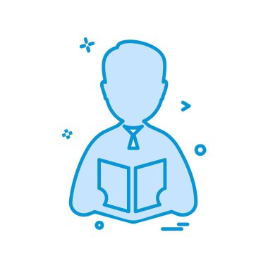 Avatar simge tasarım vektörü