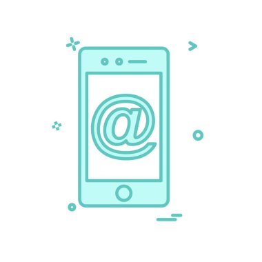 Akıllı telefon simge tasarlamak vektör 