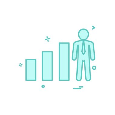 İş grafik simge tasarlamak vektör