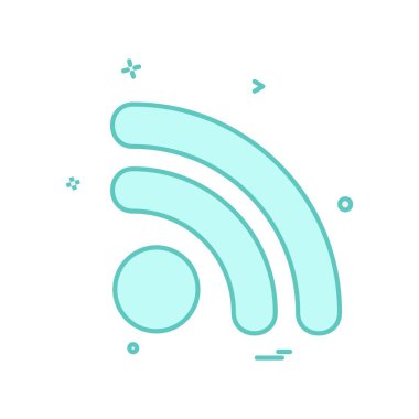 Wifi simge tasarım vektörü