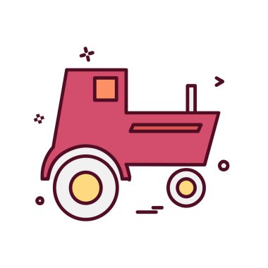 Kamyon simgesi tasarım vektörü