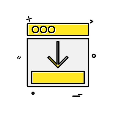 Web düzen simge tasarlamak vektör