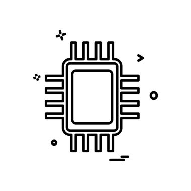 IC simge tasarlamak vektör