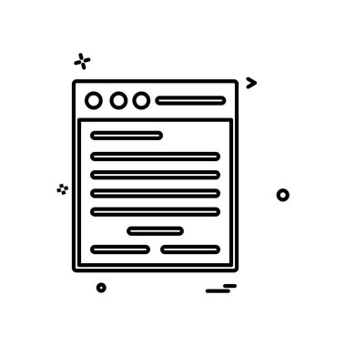 Dosya simgesi tasarım vektörü