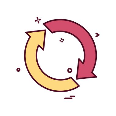 Ok simgesi tasarım vektörü