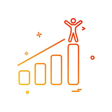 İş grafik simge tasarlamak vektör