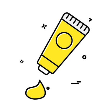 Kozmetik simgesi tasarım vektörü