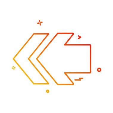 Sol simge tasarlamak vektör