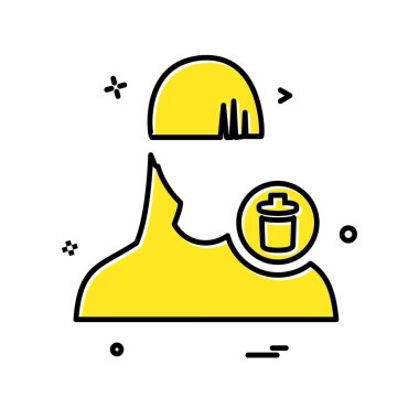 Kadın simge tasarlamak vektör