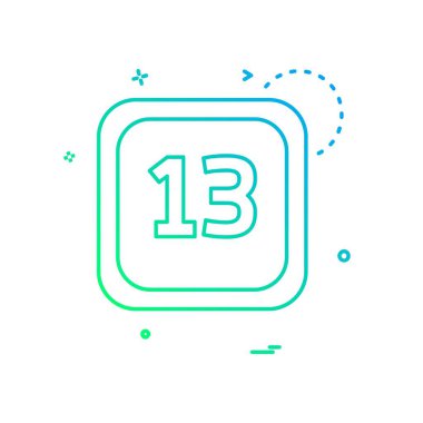 Takvim simge tasarlamak vektör 