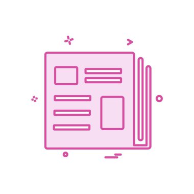 defter simge tasarlamak vektör