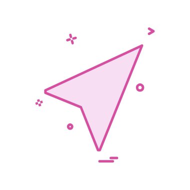 Ok simgesi tasarım vektörü 