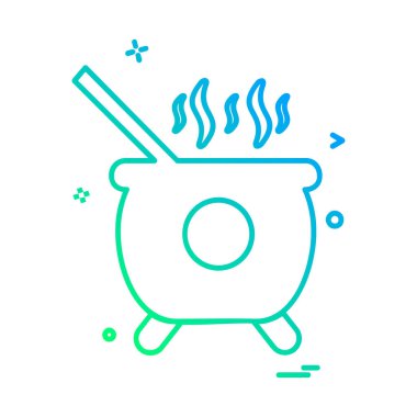 Gıda simgesi tasarım vektörü 