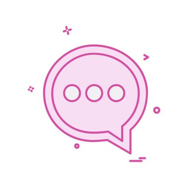 İleti simge tasarlamak vektör