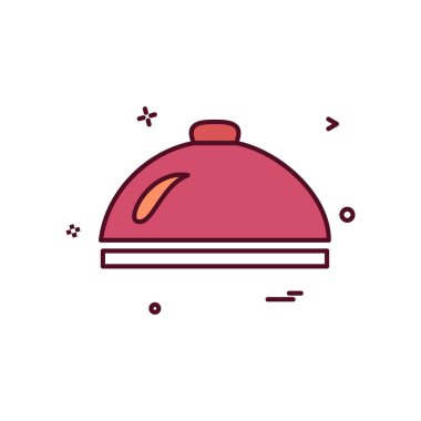 Tabak simgesi tasarım vektörü