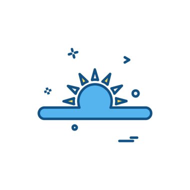 Sadece simge vektör üzerinde beyaz baclground hava