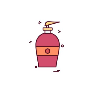 Şişe simge tasarlamak vektör