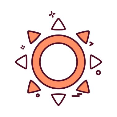 Sadece simge vektör üzerinde beyaz baclground hava