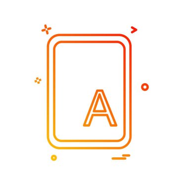 Pano simgesi tasarım, renkli vektör çizim