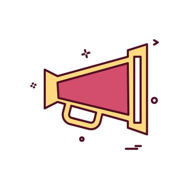 Hoparlör simge tasarlamak vektör 