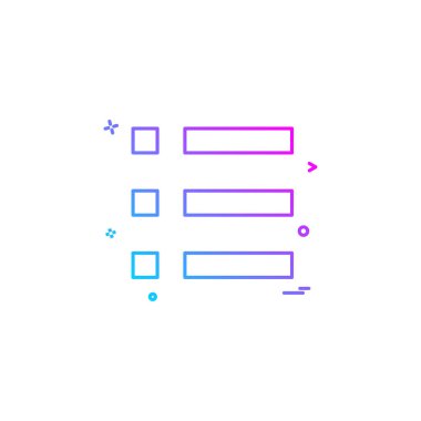 liste kılavuz simge vektör tasarımı