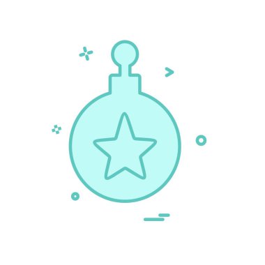 Noel top simge tasarlamak vektör