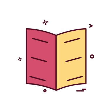 defter simge tasarlamak vektör