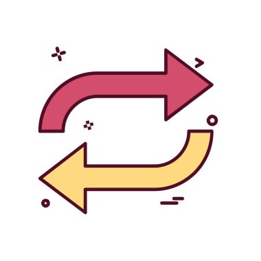 Simge tasarım vektörünü tazele