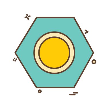 Fındık simge tasarlamak vektör 