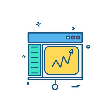 İş simgesi tasarım vektörü