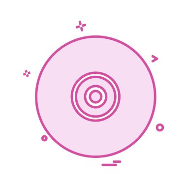 Daire simge tasarlamak vektör 