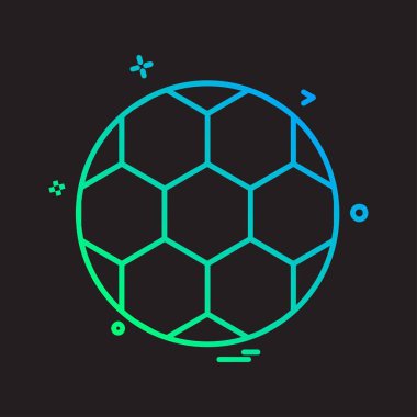 Spor simge tasarlamak vektör 