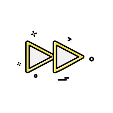 Ortam düğmeleri dizayn vektörü